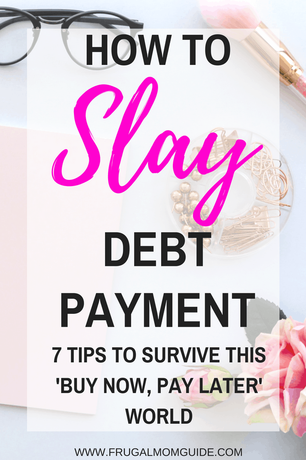 debt payoff tips pin