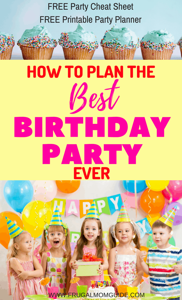 planning kids birthday party