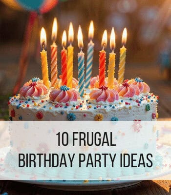 frugal birthday party ideas for kids featured image