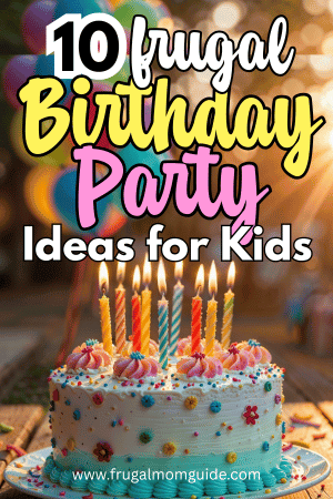 frugal birthday party ideas for kids pin