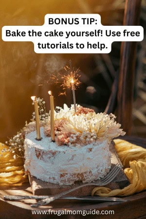 birthday cake diy