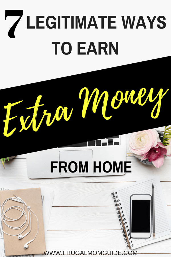earn extra money from home pin