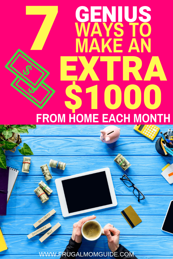 earn extra money from home pin