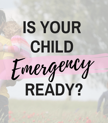 emergency preparedness for kids