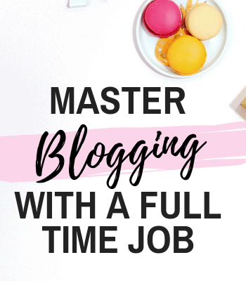 blogging with a full time job