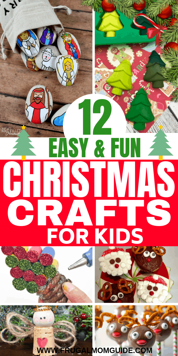 Christmas Crafts for kids collage