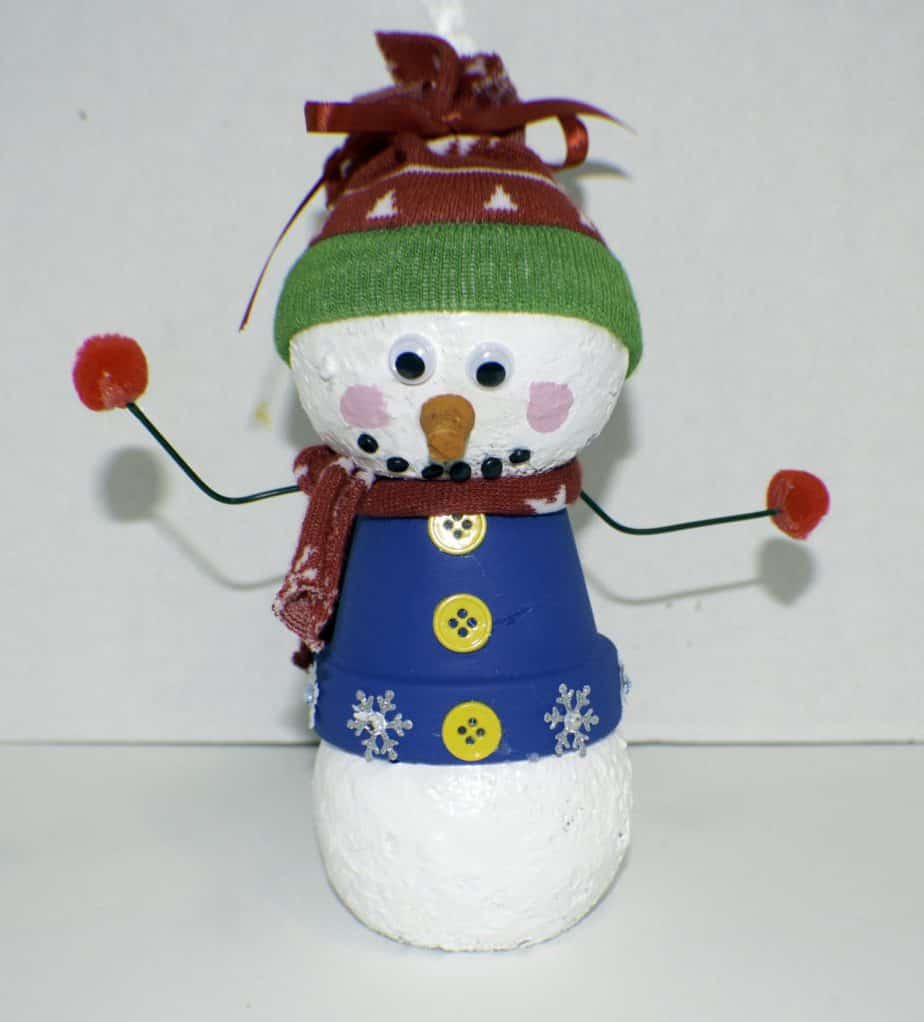 snowman christmas craft diy