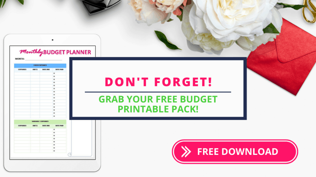 budget printable pack optin image