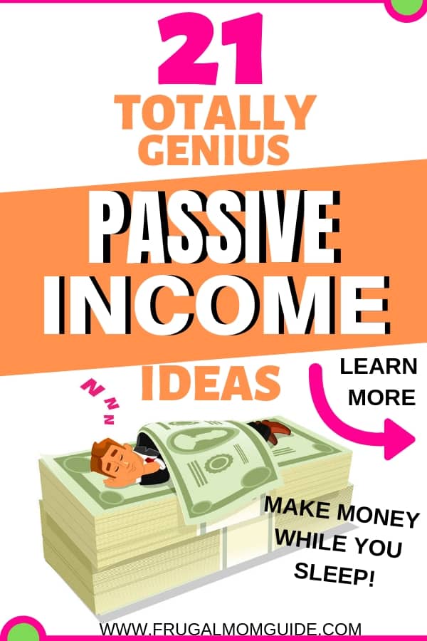 passive income ideas pin design