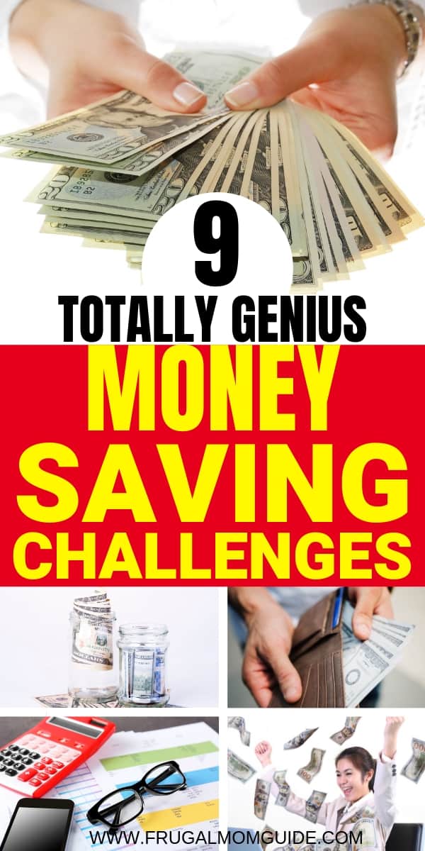 money saving challenge pin