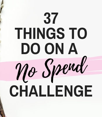 things to do on a no spend challenge feature