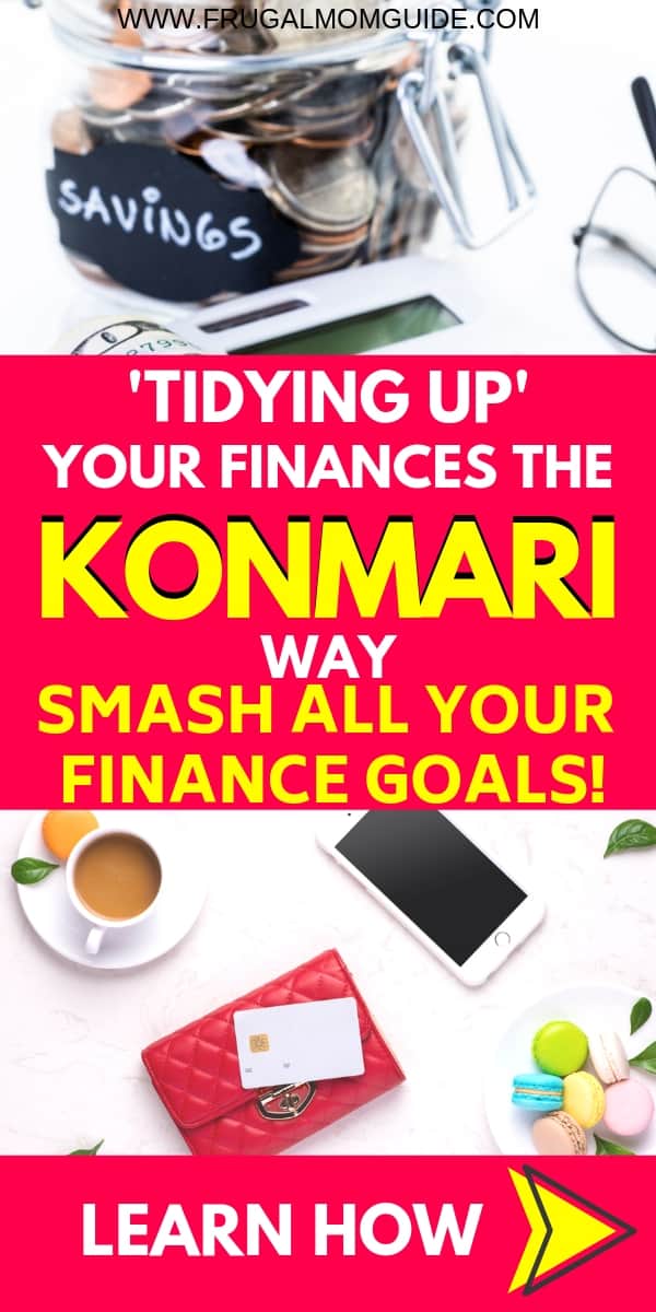 Organize Finances With KonMari Method Pin