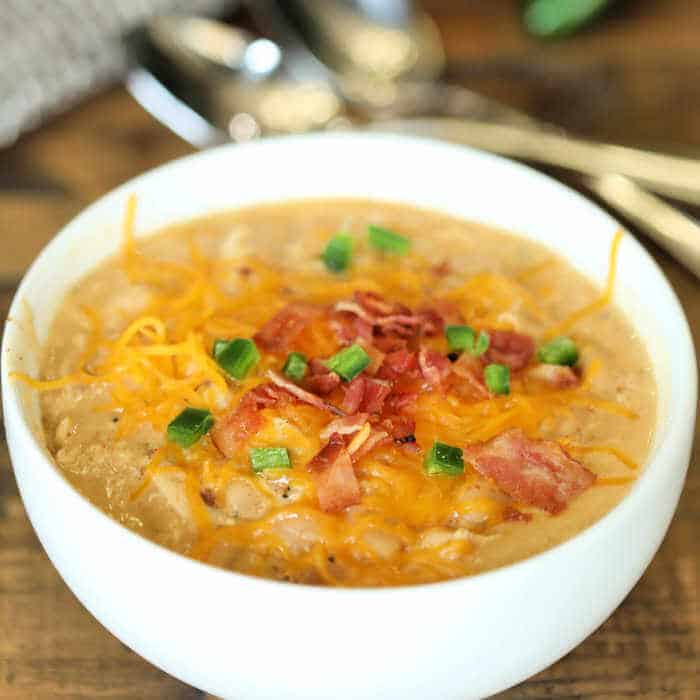 popper chicken soup in a bowl - cheap keto recipes