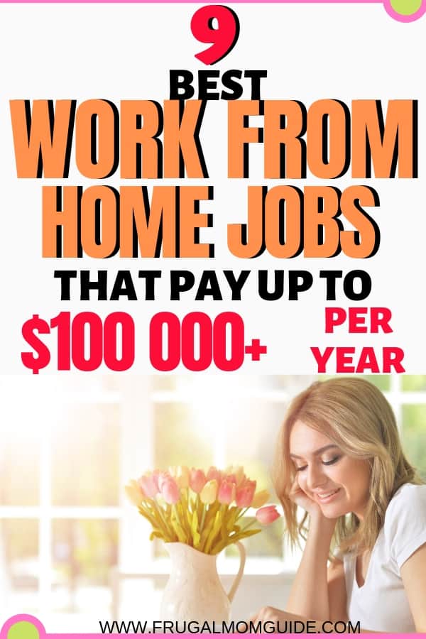 work from home jobs pin