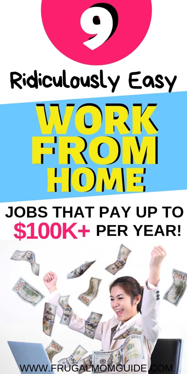 work from home jobs pin