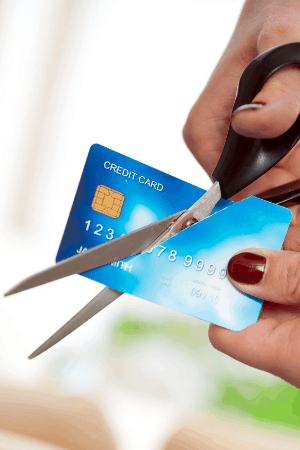 cutting credit card - dave ramsey tips