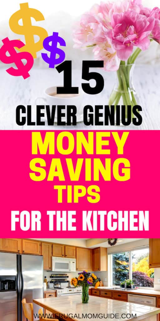 money saving tips for the kitchen pin