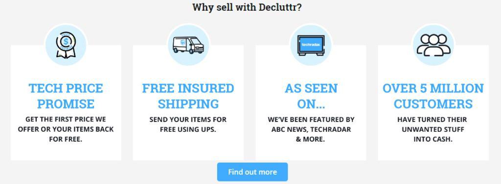 Why sell with Decluttr? Make $500 Fast!