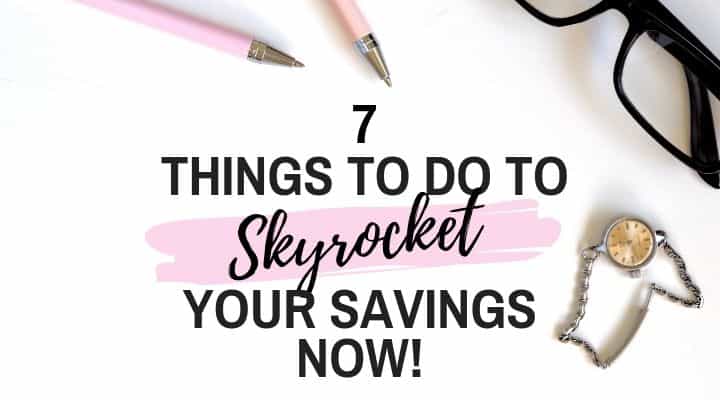 best money saving habits - how to skyrocket your savings now feature image