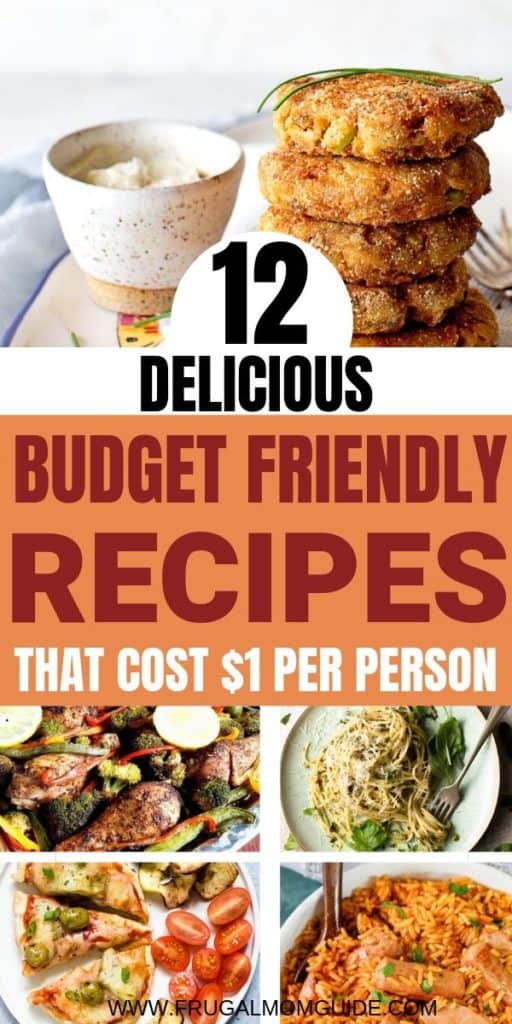 budget friendly recipes pin