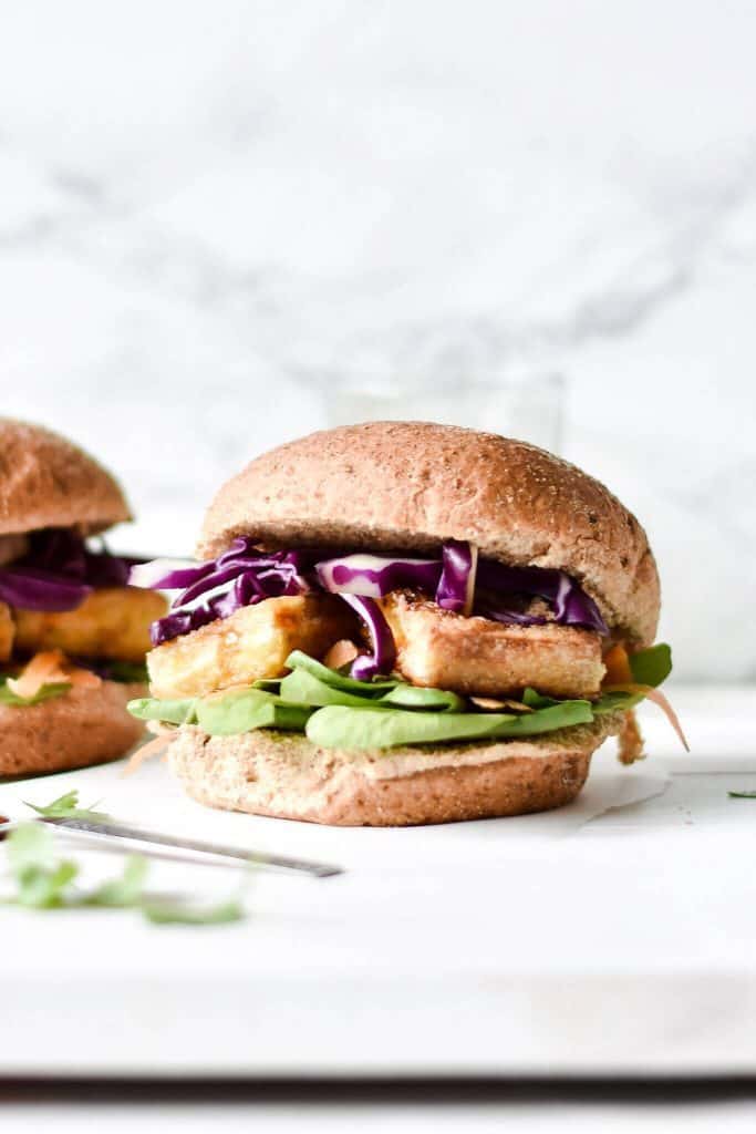 budget friendly recipes - tofu burgers