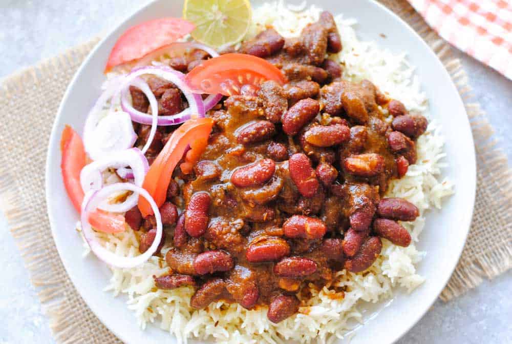 budget friendly recipes - curried kidney beans