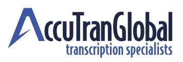 AccuTranGlobal Logo - best transcription companies that hire beginners