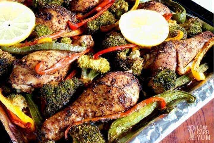 budget friendly recipes - one pan chicken and veggies bake