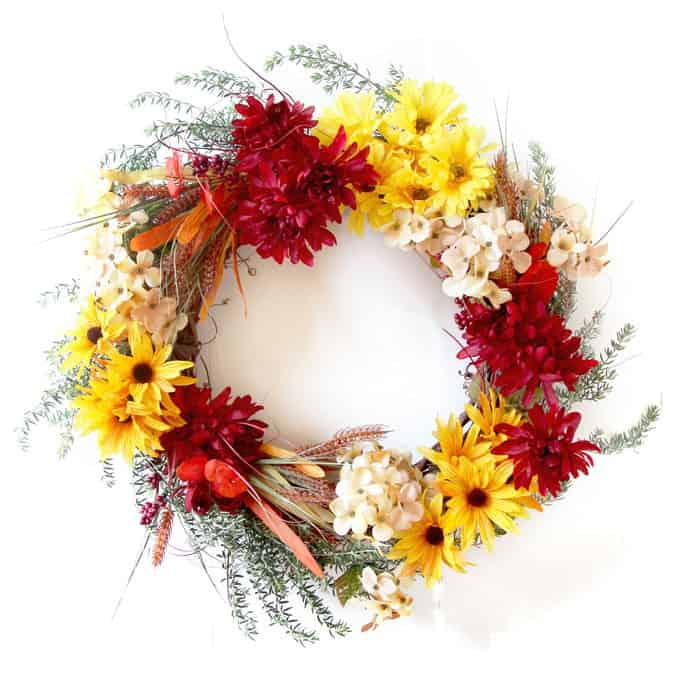 DIY Fall Decor Projects - Beautiful Fall Wreath