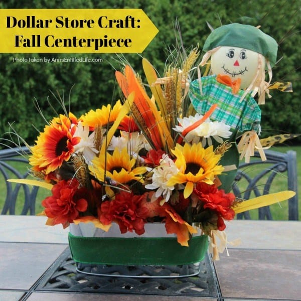 DIY Fall Decor Projects - Dollar Tree Fall Centerpiece