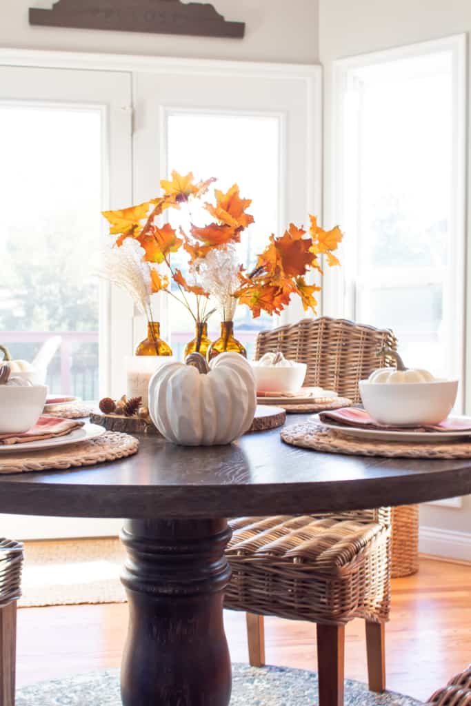 diy fall decor - fall tablescape