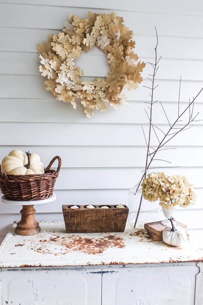 DIY Fall Decor Projects - Neutral Fall Wreath