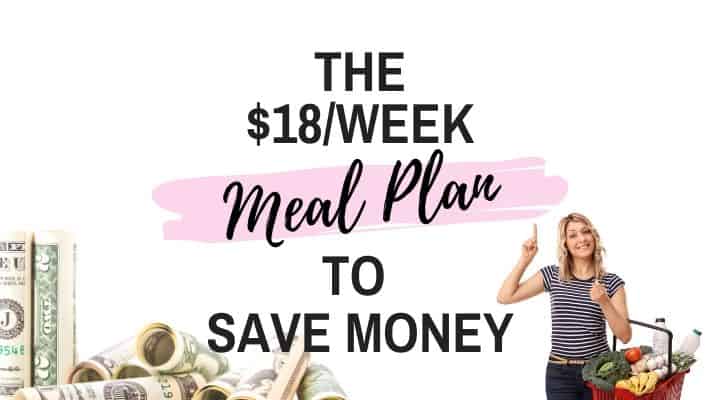 Cheap Grocery List and budget Meal Plan Feature