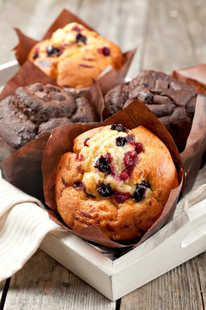 muffins - snack for budget meal plan + cheap grocery list