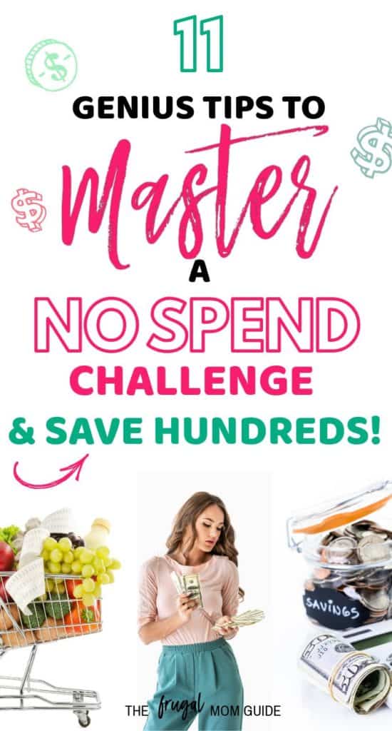 Mast a no spend challenge tips pin