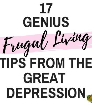 frugal living tips from the great depression feature