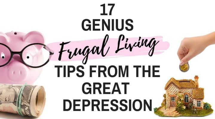 frugal living tips from the great depression feature