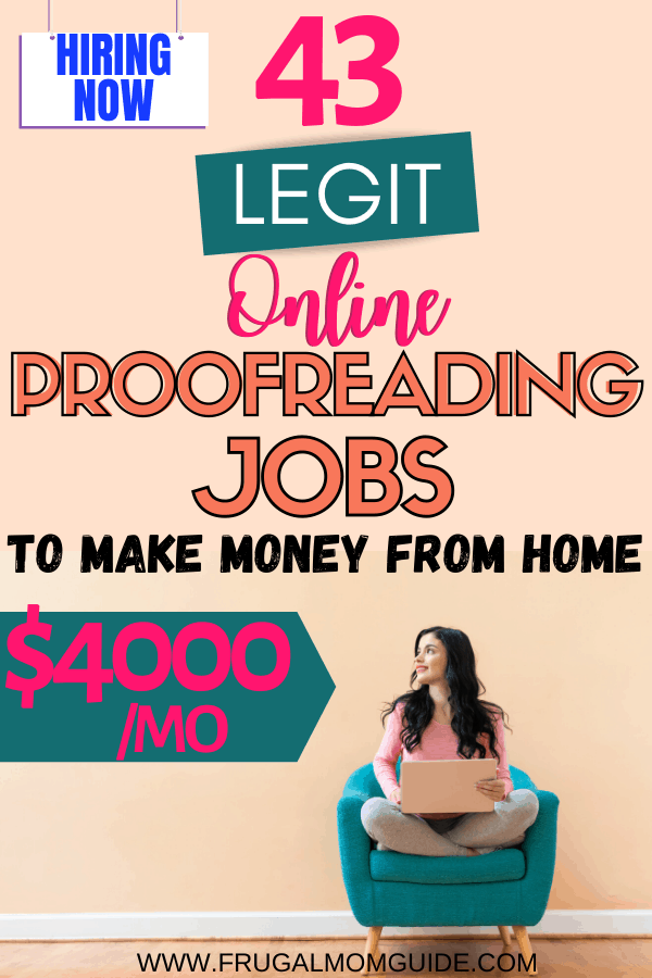 freelance proofreading jobs from home