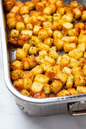 parmentier potatoes in pan - cheap thanksgiving recipes