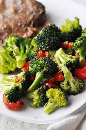 broccoli and veggies on plate