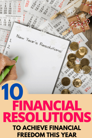 financial resolutions