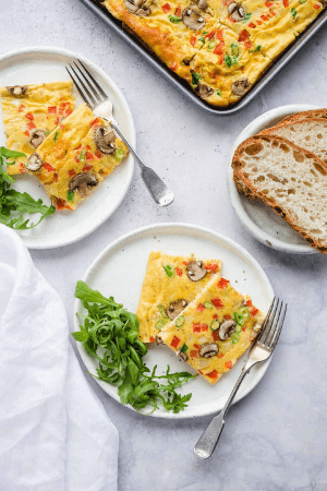 sheet pan eggs - cheap breakfast recipes