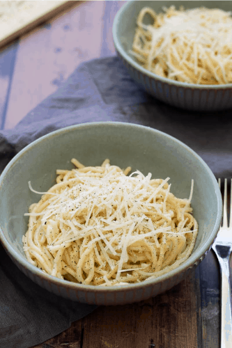 15 Minute Garlic Butter Pasta - Cheap Dinner Ideas