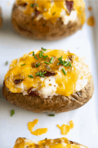 Easy Twice Baked Potatoes - Cheap Dinner Recipes