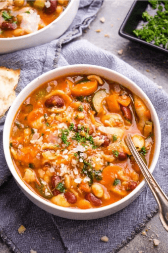 Minestrone Soup - Budget Friendly Dinner Recipes