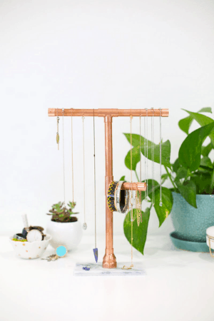 jewelry stand - mothers day gifts diy