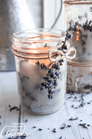 lavender candle - diy mothers day gift