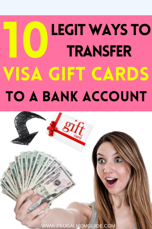 10 legit ways to transfer visa gift card to bank account pin