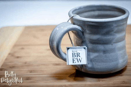 DIY teabag in teacup - diy gifts