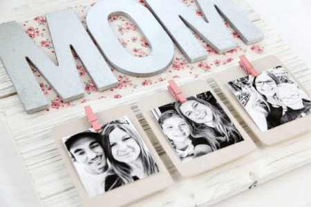 pallet picture frame - diy gifts